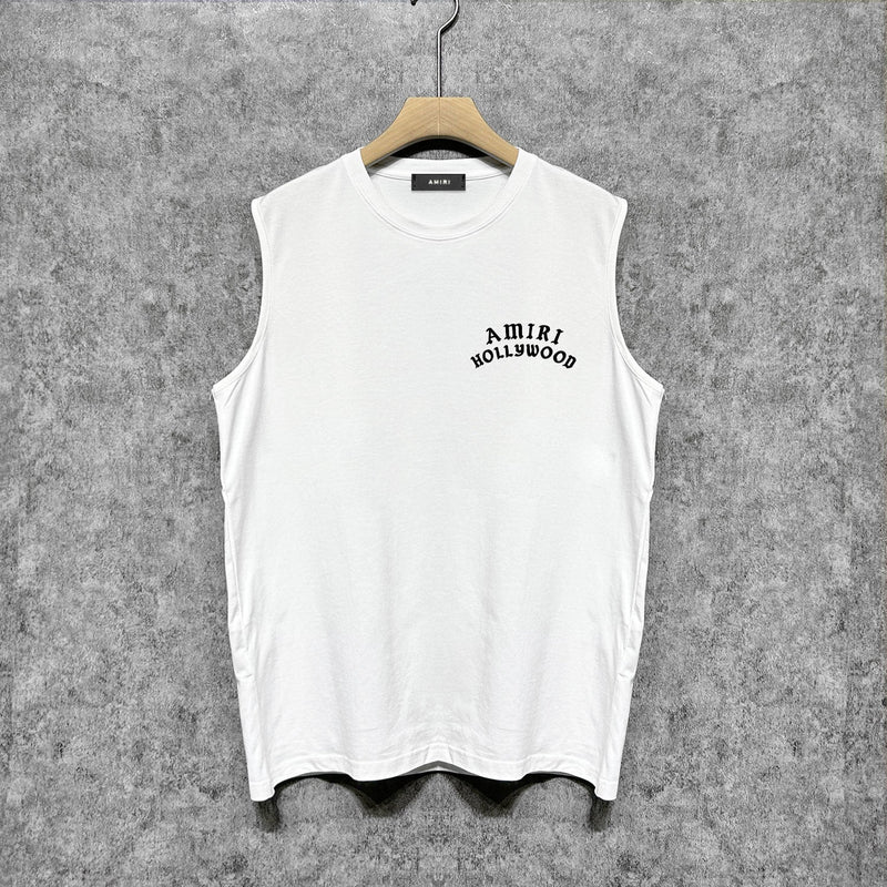 Amiri tank top hollywood pure letterprinting