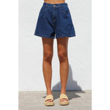 Women's pants: spring/summer amazon independent store fashion sleeveless cinched waist high-waisted loose denim shorts set (us/eu style)