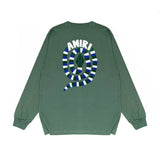 Amiri Long Sleeved Shirt Printed Trendy Pure Cotton