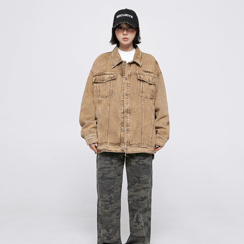Unisex Jacket Autumn Vintage Jeans
