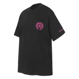 Ch hip-hop t shirts chkrosummer sanskrit crossflap pocket pants horseshoe rose red printing short sleeve t-shirt american style