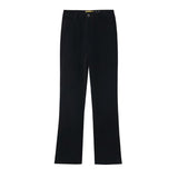 Women Sweatpants Casual Pants Women's Autumn and Winter Retro Bell-Bottom Pants Trousers