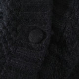 Women Sweater Knitwear Autumn and Winter Embroidery Knitwear Women's Lantern Sleeve Large V-neck Short Sweater