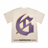 Hip-hop t shirts american skull short-sleeved t-shirt niche stylesense of designtrendy half-sleeved street topsloosetee