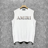 Amiri tank top fur printing