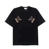 Hip-hop t-shirts - american high street hip-hop streetwear vintage flag print short sleeve tee - summer top