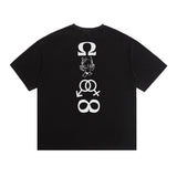 saint m t shirts s.m candle angel graphic crew neck pullover short sleeve top