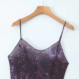 Women Dresses Summer Animal Pattern Sling Dress Backless Sexy Dress (Xds0414)