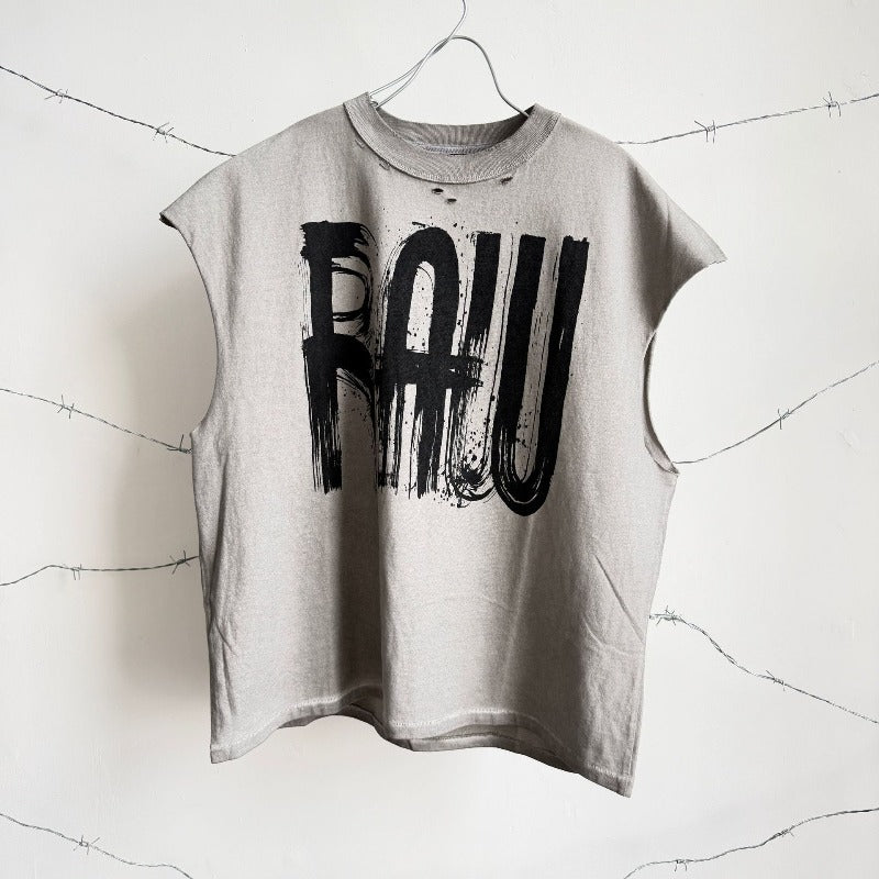 saint m t shirts s.m letter print limited edition pullover casual tank top
