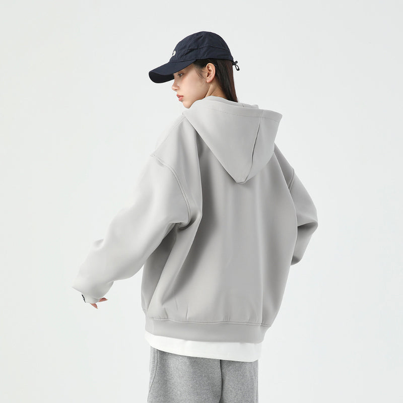Unisex Jacket Loose Top Space Cotton Hooded Jacket