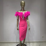 Women Dresses Bandage Dress Banquet Party Gown (Ont0408)