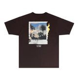 Gallery Dept T Shirt Retro Printed Loose Short-Sleeved Shirt