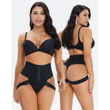 Mid-waist tummy control butt lift hip shorts