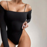 Women Jumpsuit Autumn Sexy Long Sleeve Backless Bodysuit