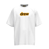 Drew house tshirt r streetwear smiley face & letter print crewneck pullover short sleeve wholesale single piece