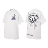 Ch hip-hop t shirts zhengpu version ch short-sleeved sanskrit patch embroidery cross football casualeasiest for matchstylishtrendy