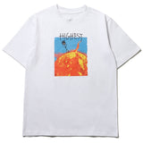 Hip-hop t-shirts: spring/summer short-sleeve abstract letter foam loose fit trendy tee