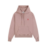 Ami aheoineembroider small love couple hooded loosecasual hoodie fall and wintersweatshirt