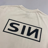 saint m t shirts s.m letter print crew neck pullover short sleeve top