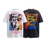 SAINT MICHAEL Vintage T Shirt Saint Michael the clown vintage short sleeve