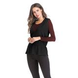 Women Knitted Sweater V-neck Knitted Keep Warm Outerwear Vest