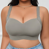 Full figure bra seamless push-up to prevent sagging