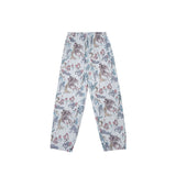 Ashley sweatpants, all-over graffiti print, elastic waistband, straight leg, vintage casual athletic pants, women's autumn and winter sweatpants, american style