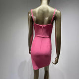 Women Dresses Bandage Dress Sling Party Dress (Ont0408)