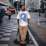SAINT MICHAEL Vintage T Shirt Crew Neck Short Sleeve