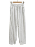 Women Sweatpants Autumn and Winter Leisure Gray Sweatpants