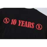Travis Scott T Shirts FW24 DAYS BEFORE RODEO surrounding retro five-pointed star T-shirt short sleeves