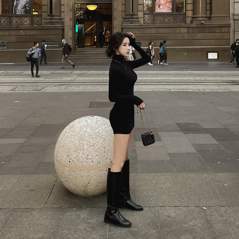 Women Dresses Sheath Dress Long Sleeve Short Dress