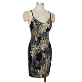 Women's Evening Gown Summer Sexy Sleeveless V-neck Sequins Dress