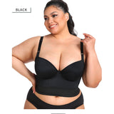 Full figure bra body shaping and beautiful back