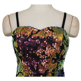 Women Evening Gown Summer Mini Sexy Evening Dress Sequins Dress