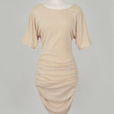 Women Dresses Short Skirt Hip Skirt Sexy off-the-Shoulder