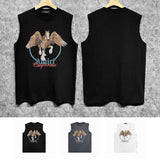 Amiri tank top oil painting pegasus printing
