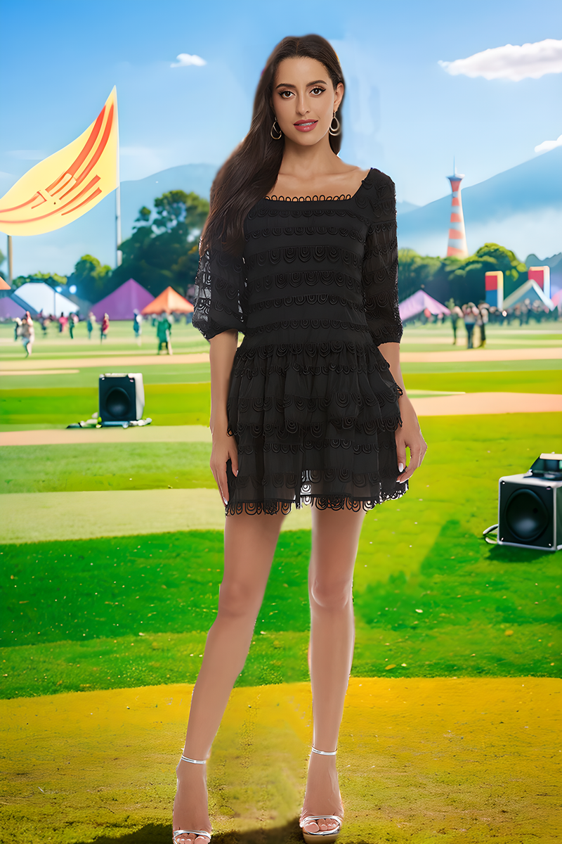 Coachella Dress Summer Dress Lace Dress Cake Dress