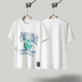 Travis Scott T Shirts x Mitchell x Ness Tulane Green Wave Hand-Drawn Short Sleeve