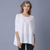 Women Knitwear round Neck Sweater Summer Loose