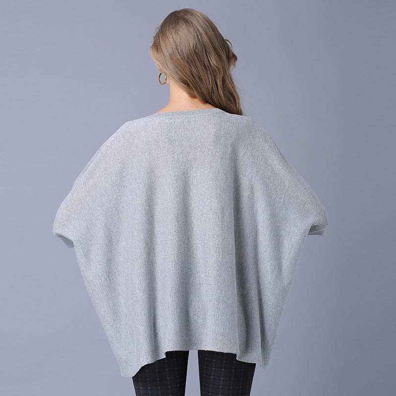 Women Knitwear round Neck Sweater Summer Loose