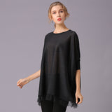 Women Knitwear Spring and Summer Leisure Knitted Pullover Solid Color Top