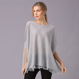 Women Knitwear Spring and Summer Leisure Knitted Pullover Solid Color Top