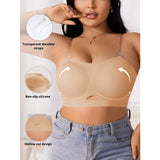 Full figure bra push-up seamless bubble wrapnon-slip