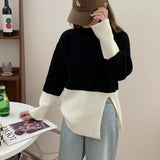 Women Knitwear Autumn and Winter Turtleneck Knitwear Loose Sweater