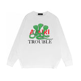 Amiri Long Sleeved Shirt Printed Trendy Pure Cotton