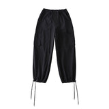 Women Sweatpants Retro Hip Hop Overalls I Loose Casual Pants