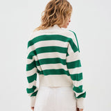 Women Knitted Sweater Spring and Autumn Sweater Female Loose Knitted Cardigan Coat