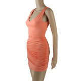 Women Dresses Backless Sleeveless Dress Sexy Hip Skirt (Bla0420)