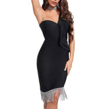 Women's Evening Dress Tassel Dress Sexy Sheath Dress